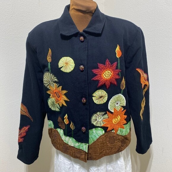 Daniel K Multicolored “Art to Wear” Jacket Medium - Picture 1 of 6